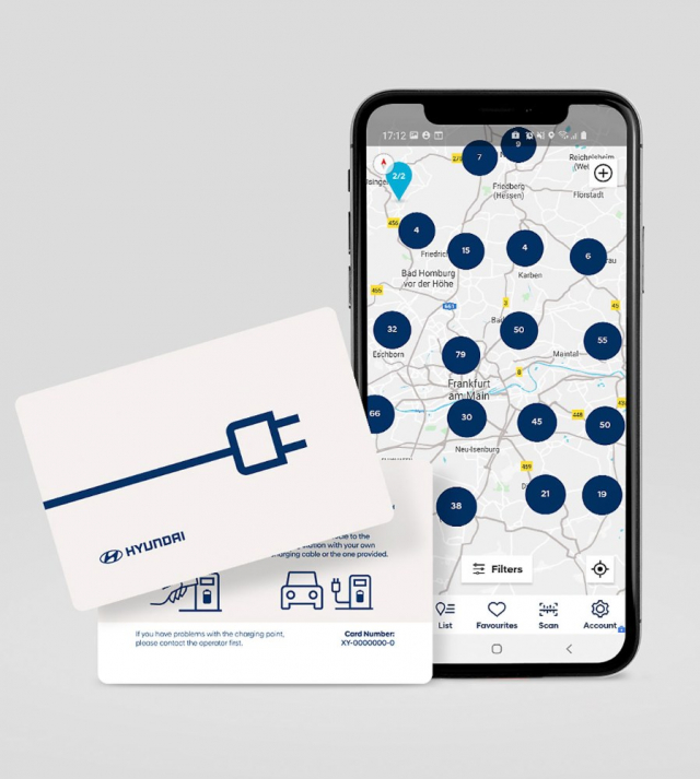 Celoevropská nabíjecí karta Charge myHyundai významně usnadňuje cestování s elektrickými vozy
