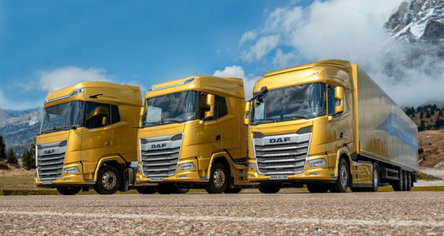 Svatá trojice – DAF XF, XG, XG+ (zprava doleva) Svatá trojice – DAF XF, XG, XG+ (zprava doleva)