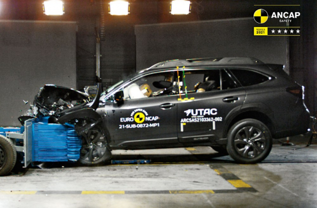 Subaru Outback po celém světě sbírá nejlepší hodnocení v nárazových testech, ostatně jako všechna ostatní Subaru