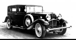 Limuzína Walter Royal s motorem V12 v prvním provedení z podzimu 1931