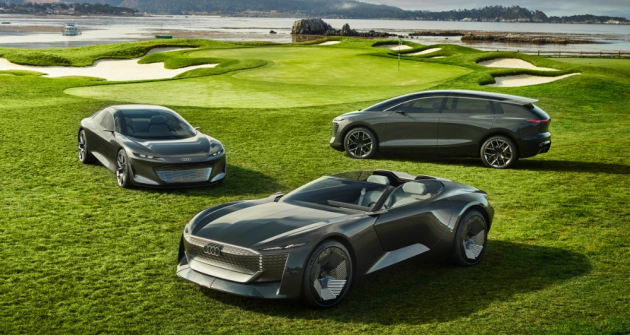 Koncepty řady „Sphere“ ukazují pohled na budoucí elektromobily postavené na platformě PPE. První sériový vůz vycházející z tohoto technického základu dorazí ještě letos Koncepty řady „Sphere“ ukazují pohled na budoucí elektromobily postavené na platformě PPE. První sériový vůz vycházející z tohoto technického základu dorazí ještě letos