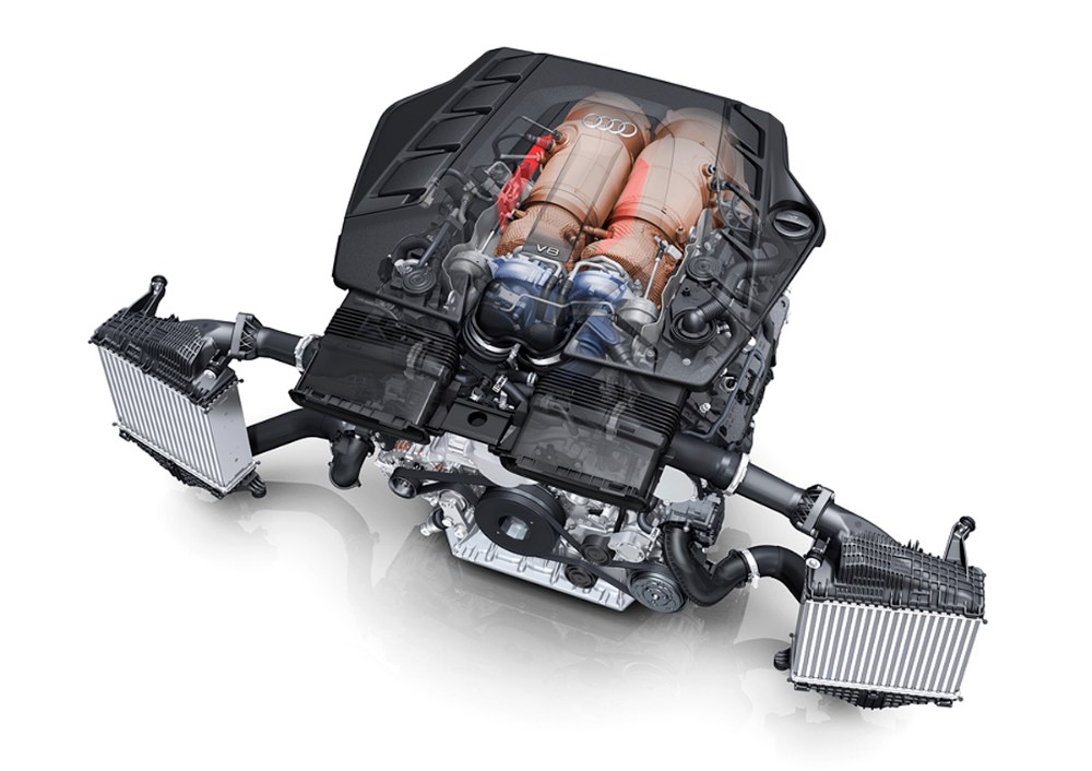 Srdcem verze SQ8 je aktuálně čtyřlitrový přeplňovaný osmiválec s odpojováním válců a výkonem 373 kW (507 k)