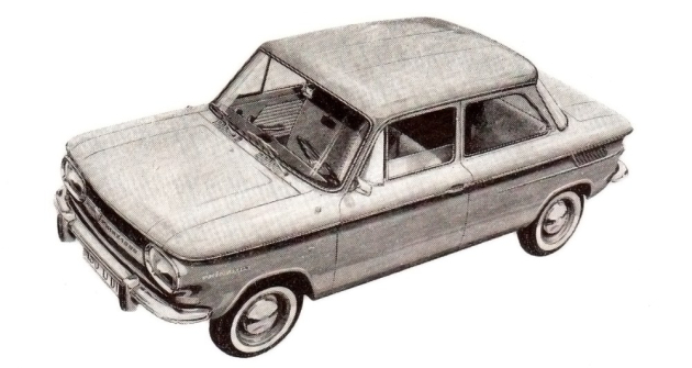 Ačkoli čtyřválcový NSU Prinz 1000 tvarově připomíná své dvouválcové předchůdce, je výrazně větší a narostl až do podoby rodinného automobilu