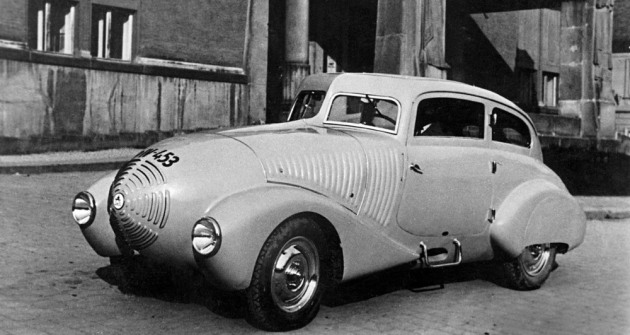 První aerodynamický Wikov 35 s přezdívkou Kapka se zrodil v roce 1931