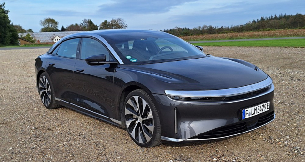 Lucid Air je vozem s nejnižším součinitelem odporu vzduchu v současné sériové produkci