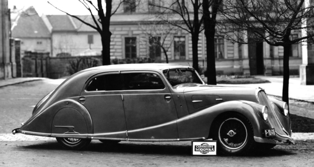 Aerodynamický Walter Regent Air Speed s karoserií Sodomka (1935)
