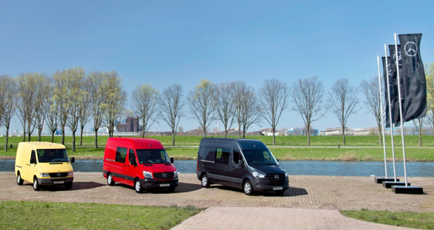 Mercedes-Benz Sprinter: tři generace vedle sebe
