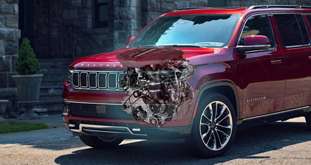 Motor Hurricane ve voze Jeep Wagoneer (test viz AR 10/’25). V době premiéry výrobce uváděl, že již slabší provedení proti konvenčnímu agregátu V8 5,7 l nabízí vyšší výkon i točivý moment při spotřebě o 15 % nižší. Připraven je pro  vysoké zatížení nejen ve sportovních, ale také  těžkých vozidlech, o čemž svědčí rovněž olejová  náplň se stejným objemem jako u V8 