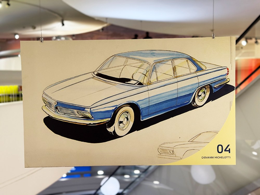 Giovanni Michelotti, 1961: BMW 1500 (Neue Klasse, typ 115), původní návrh