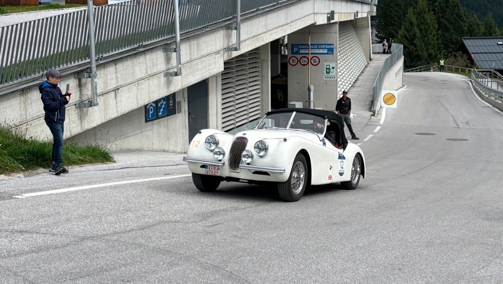 Jaguar XK120 byl zastoupen hned v několika exemplářích