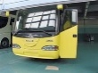 Starší model zájezdového autobusu Scania Irizar, jak jsme ho viděli v továrně  ve španělském Baskicku.