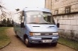 Minibuys Stratos jsou montovány na podvozky Iveco Daily.