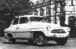 První Octavia (typ 985) se čtyřválcovým motorem OHV 1089 cm3 o výkonu 29 kW a se čtyřstupňovou převodovkou (1959).